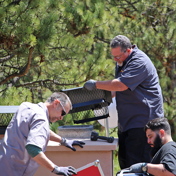 chimney flue cap replacement, salida co