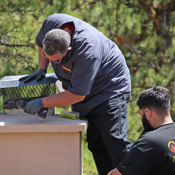 chimney flue cap installation, howard co