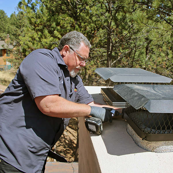 chimney flue cap, colorado springs, co