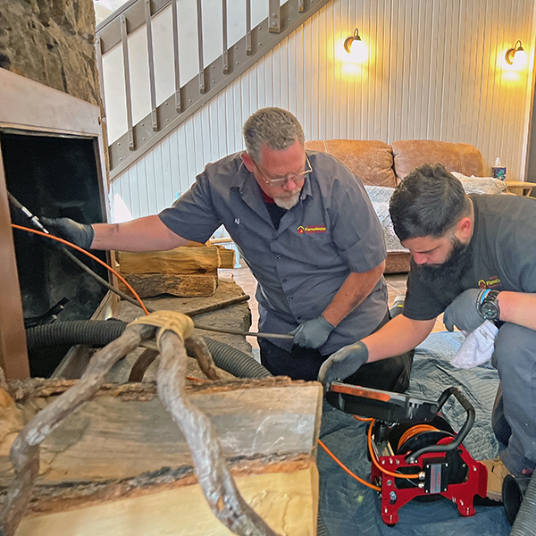 chimney video inspection, lake george co