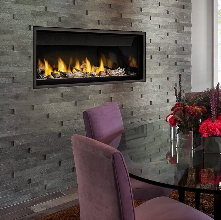 stylish prefabricated gas fireplace, manitou springs co